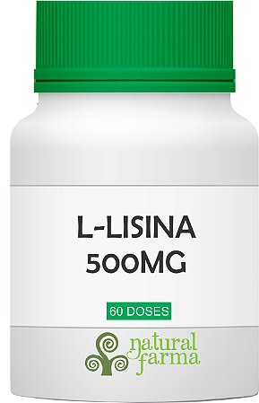 L-LISINA 500MG C/60 CÁPSULAS