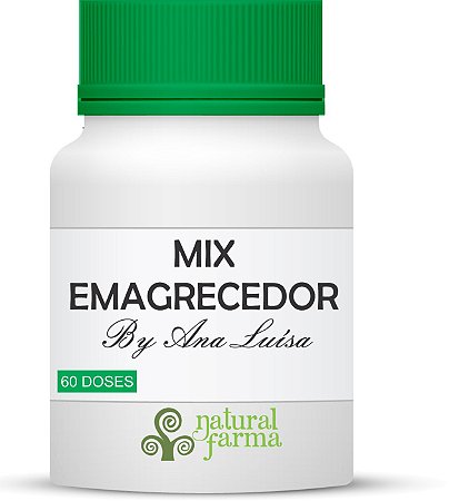 MIX EMAGRECEDOR By Ana Luisa c/60 doses