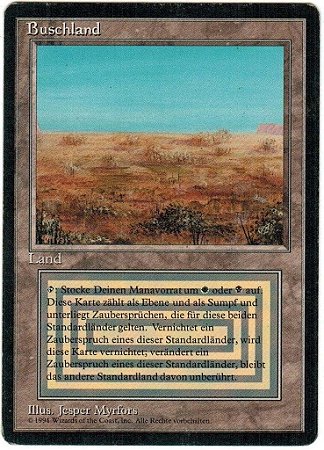 Scrubland - FBB (Foreign Black Bordered)