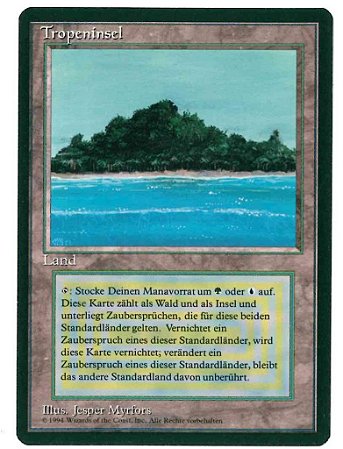 Tropical Island - FBB (Foreign Black Bordered)