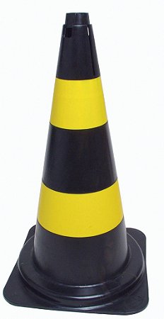 CONE SINALIZAÇÃO 75CM C/2 FAIXAS