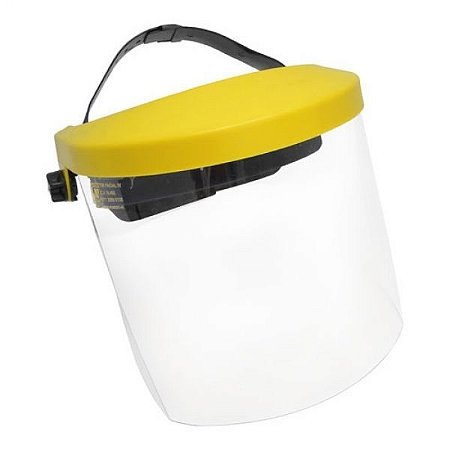 PROTETOR FACIAL C/VISOR INCOLOR 20CM