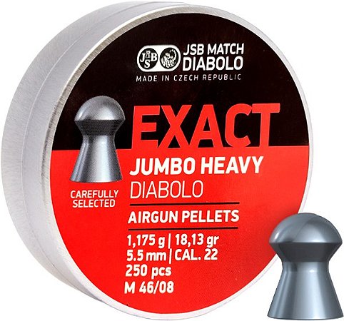 Chumbinho JSB Exact Jumbo Heavy 5.5mm - 250un