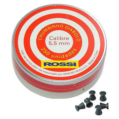 Chumbinho Rossi Diabolô 5.5mm - 250un