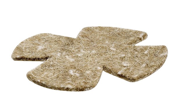 FORRO DE JUTA COM ALGODÃO PARA NINHO DE PASSAROS - Ø 10CM