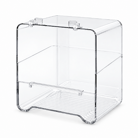 BANHEIRA EXTERNA PARA AVES COM GANCHOS PLASTICOS - 2GR