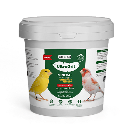 ULTRA GRIT CANARIOS DE COR SEM CARVAO - 950g
