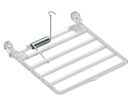 PORTA PLASTICA COM MOLA PARA GAIOLAS - 2GR
