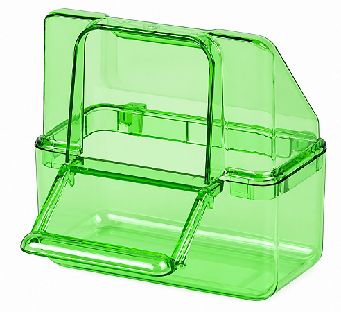 COMEDOURO EXTERNO VERDE PARA AVES 2GR