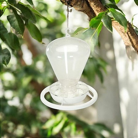 ALIMENTADOR PARA PÁSSAROS TRANSPARENTE 2GR