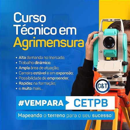 AGRIMENSURA - TURMA EXTENSIVA- PARCERIA COM GNSS ENGENHARIA