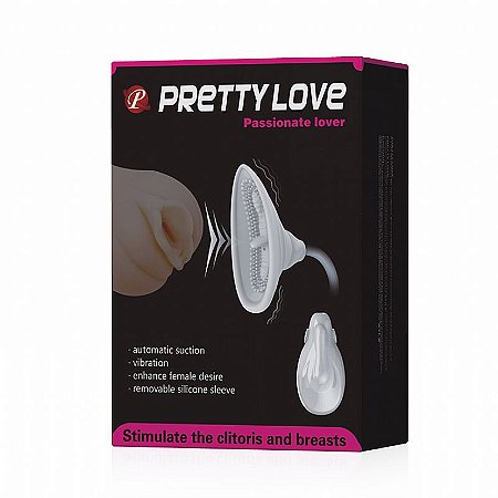 Estimulador Clitoriano com Sucção Automática com Vibrador - Pretty Love