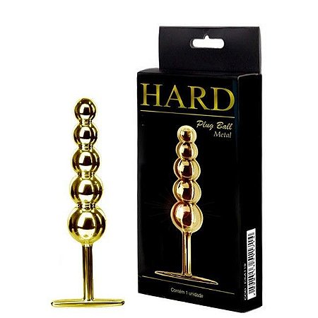 PLUG BALL HARD METAL - DOURADO