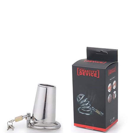 Cinto de Castidade Masculino Fechado com Abertura na Ponta – CHASTITY DEVICE