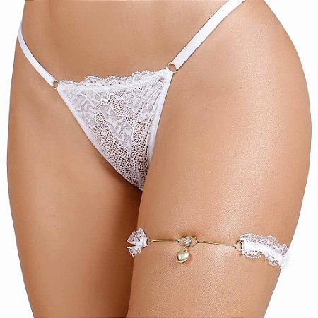 Persex Branco Com Strass