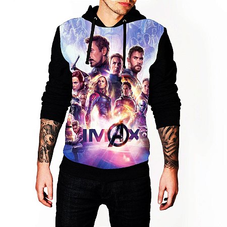 blusa de moletom dos vingadores