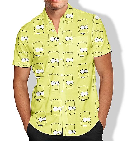 camisa social dos simpsons