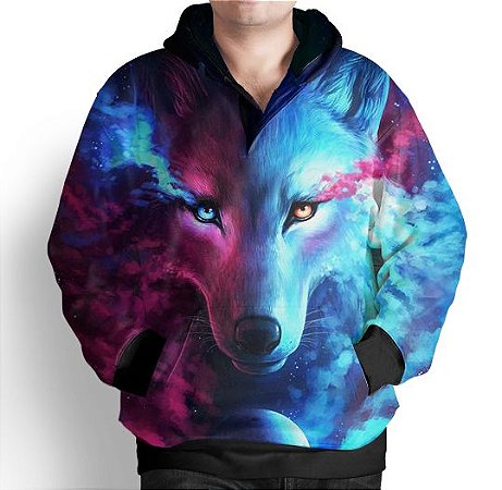 blusa moletom lobo