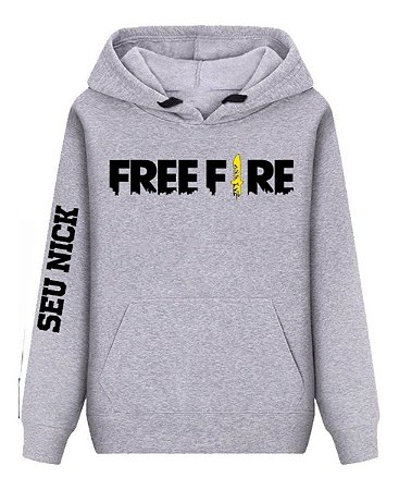 blusa de moletom free fire