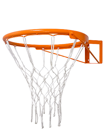 Cesta De Basquete Aro Reforçado Tam. Oficial Com Rede Chuá