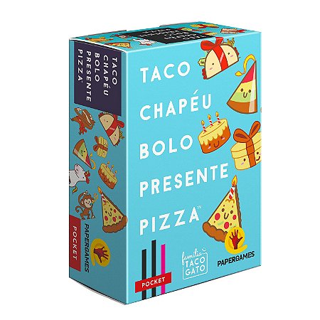 Taco Chapéu Bolo Presente Pizza (Família Taco Gato) + Promo Cocô