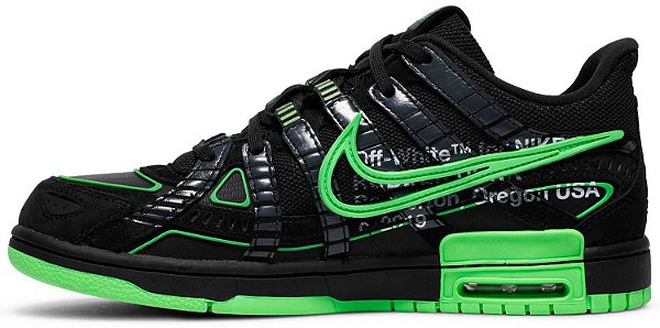nike off white black green