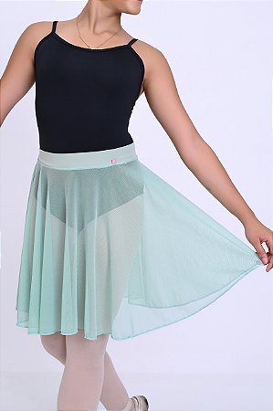 Saia godê - verde menta
