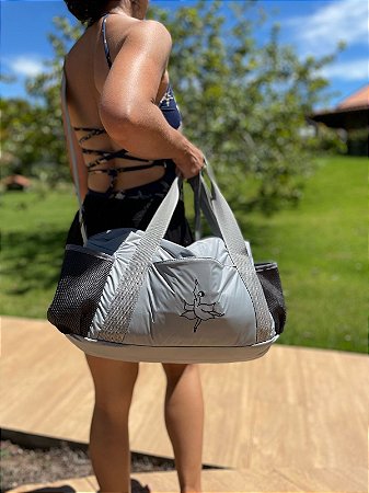 Bolsa Cross Bailarina - Cinza