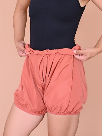 Short de aquecimento - Laranja