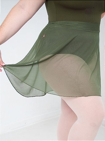 Saia mullet - verde militar