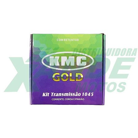 RELACAO KIT XTZ 150 CROSSER (428X122 - 41/14) [C/RETENTOR] KMC GOLD