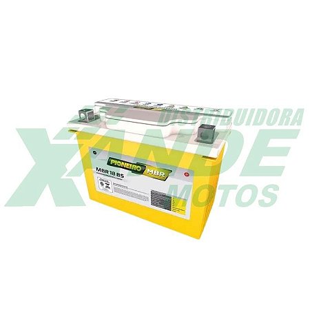 BATERIA CBR 1000 / KAW-Z1000 ZX11 12V MBR18 BS PIONEIRO (POS. DIR.) -  Distribuidora Xande Motos