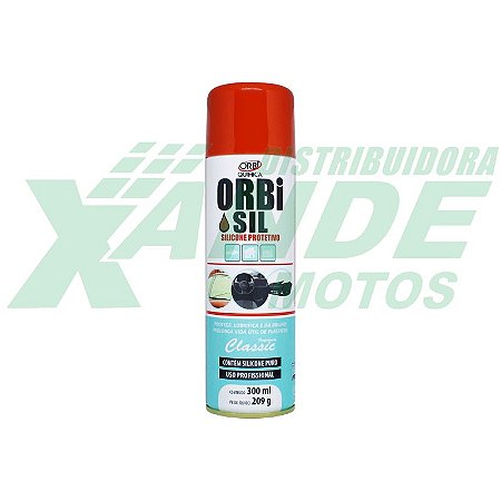 SPRAY SILICONE PROTECAO AROMATIZADO ORBIQUIMICA CLASSIC 300 ML