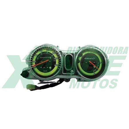 PAINEL COMPLETO TITAN 150 09-10 ESD ( MIX - FUNDO VERDE - C/ ODOMETRO) SMART FOX
