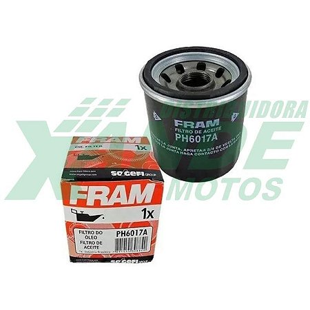 FILTRO OLEO CB 500/CB 600 HORNET/CBX 750/SHADOW/FAZER 600/MT 03 [ PH6017A ] FRAM