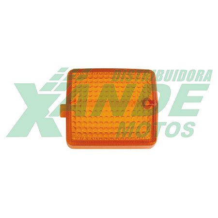 LENTE PISCA CBX 200 / XLX 350 / NX 150-200-350 AMARELA GVS