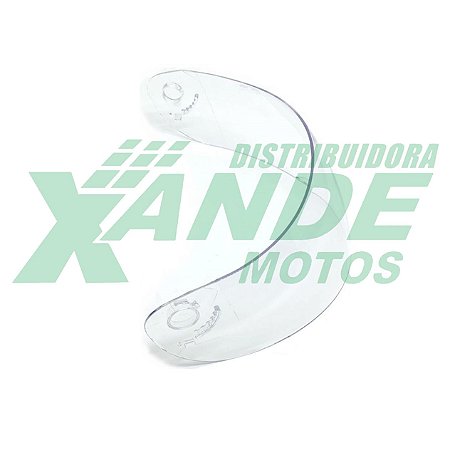 VISEIRA CAPACETE LS2 FF350/ NITRO/ MHR/ TEXX/ SHAD/ NORISK CRISTAL 2MM POLIVISOR