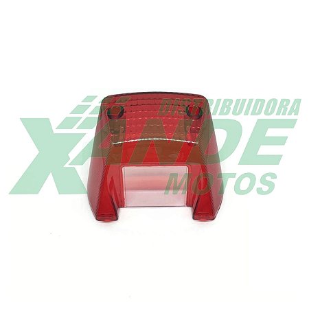 LENTE SINALEIRA NXR BROS 125-150 / XR 250 TORNADO VERMELHA PARAMOTOS