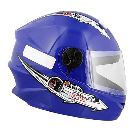CAPACETE NEW LIBERTY FOUR  KIDS AZUL 54