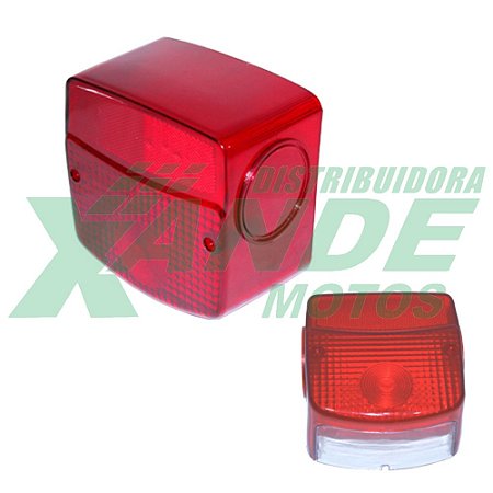 LENTE SINALEIRA SUZUKI INTRUDER 125 VERMELHO TRILHA