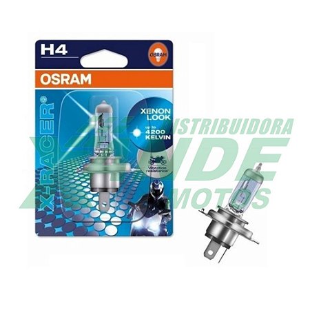 LAMPADA FAROL BIODO 12V 35-35W H4 TITAN X-RACER  OSRAM