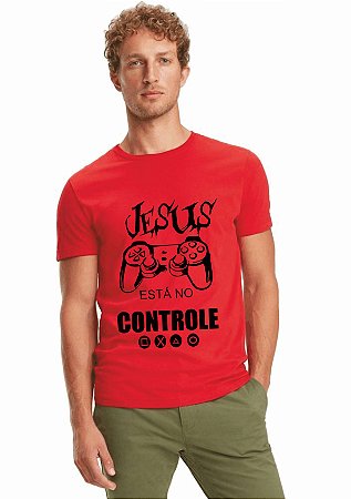 Camiseta Jesus no controle