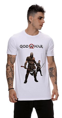Camiseta God of War Kratos e Atreus