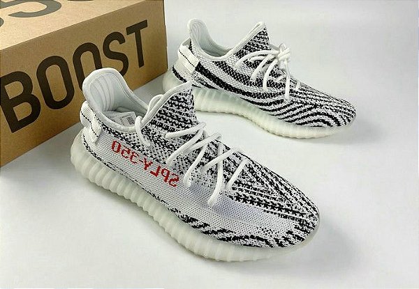 tênis yeezy zebra