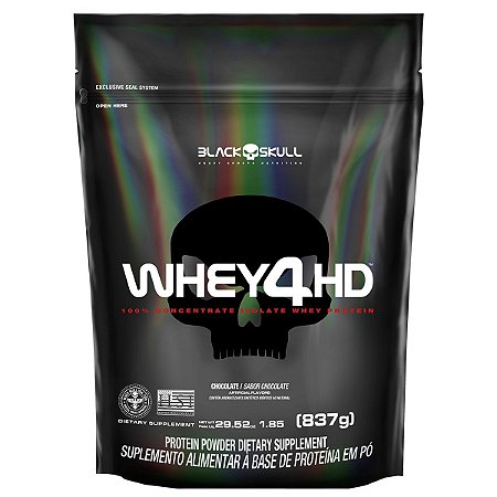 WHEY 4HD - PROTEÍNA ISOLADA CONCENTRADA - 837G - REFIL