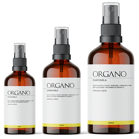 Camomila - Óleo vegetal puro e 100% natural