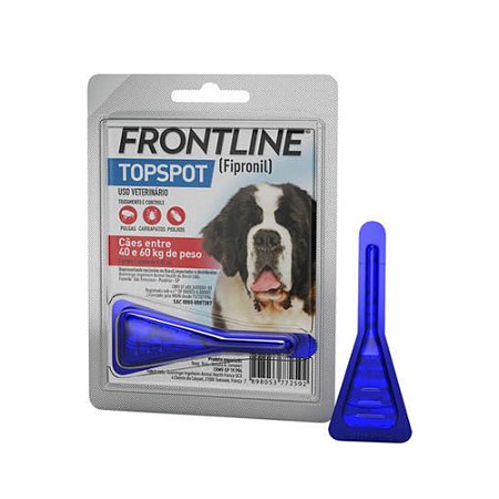 Antipulgas e Carrapatos Frontline Topspot Cães 40 e 60 kg