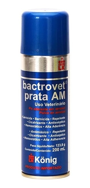 Bactrovet Spray Konig Prata Am - 200ml (mata Bicheira)