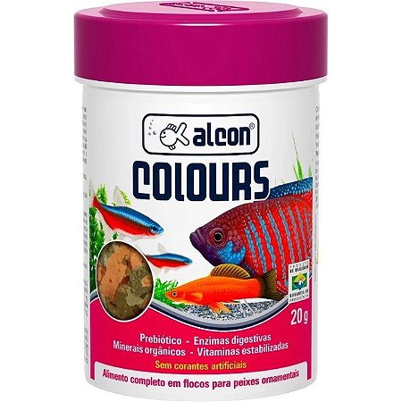 Ração Para Peixe Alcon Colours 20g
