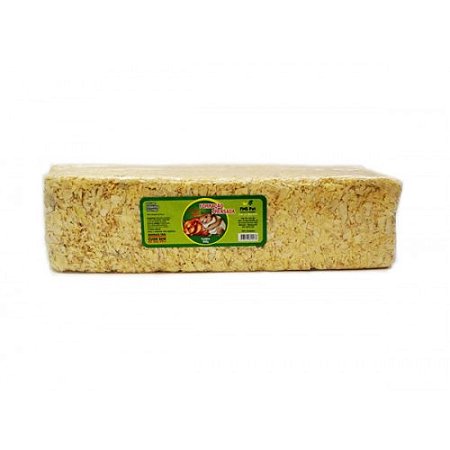 Serragem Prensada Fina 800g - Para Coelho Topolino Gerbils, Ferrets, Chinchila, Hamsters, Porquinho-da-Índia